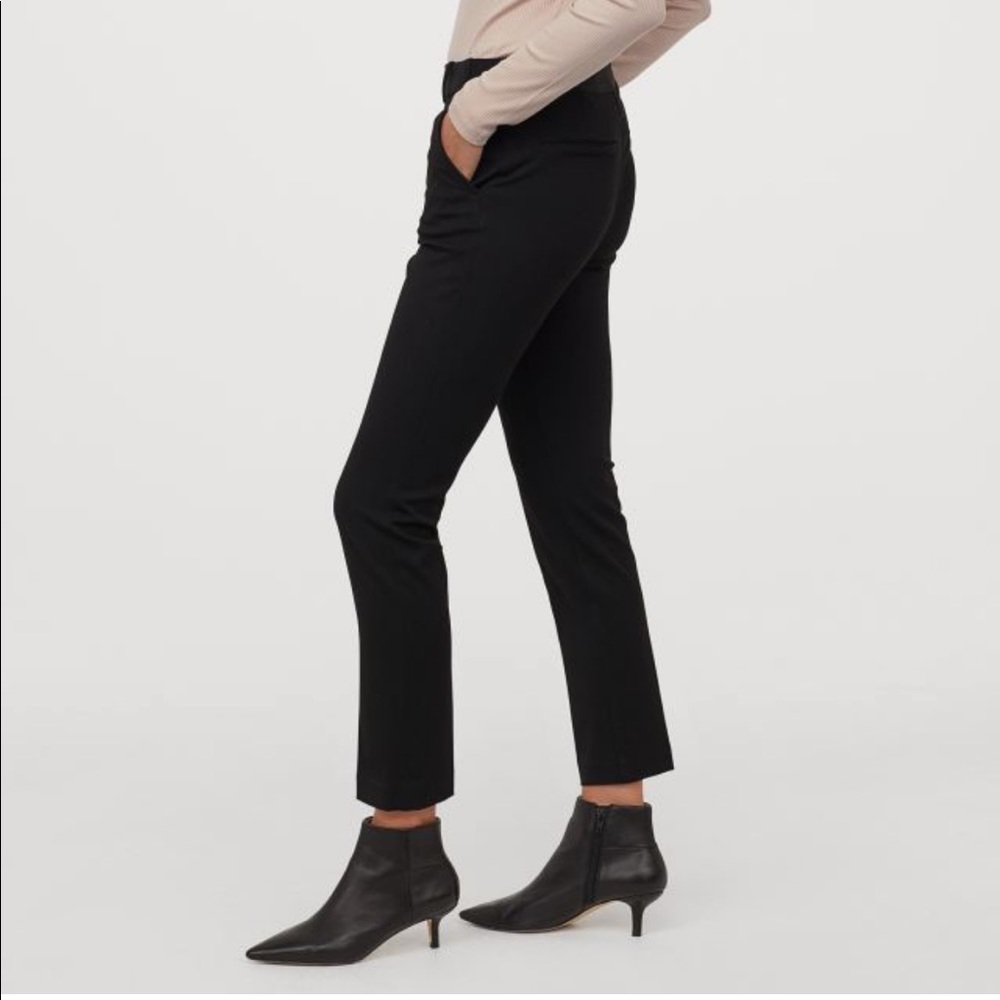 Black Pull On Slacks